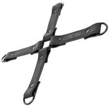 FETISH SUBMISSIVE - HOG TIE VEGAN LEATHER