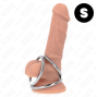 KINK - ANNEAU PÉNIS EN MÉTAL TRIPLE CHROME 3,2 CM À 4,5 CM