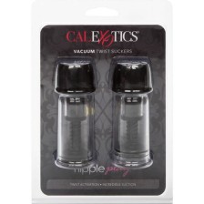 CALEXOTICS - VENTOSA DE SUCÇÃO DE MAMILOS VACCUM TWIST PRETA