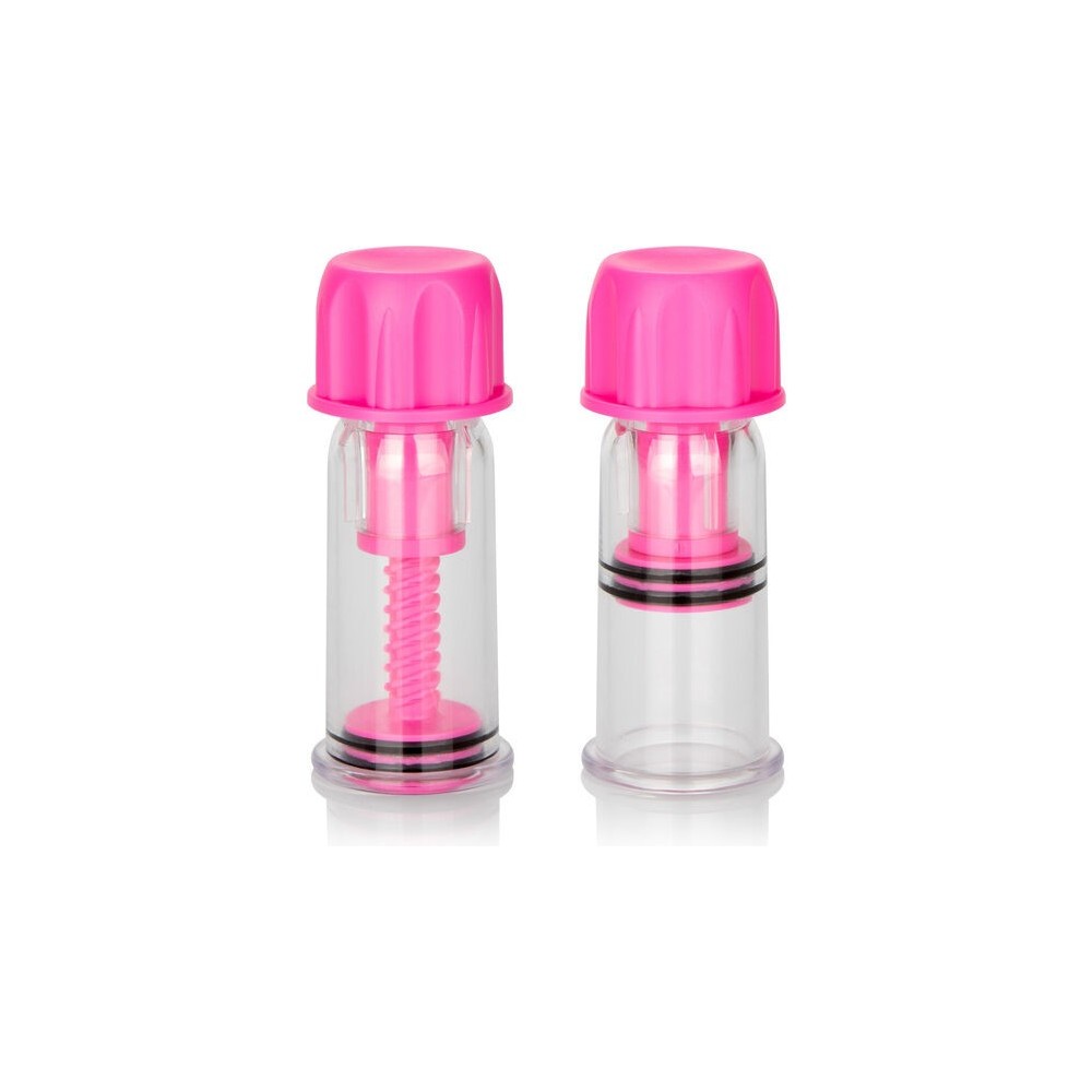 CALEXOTICS - VACCUM TWIST PINK NIPPLE SUCTION CUP