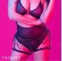 CALEXOTICS - EUPHORIA MULTICHAIN OBERSCHENKELHARNESS PREMIUM PLUS GRÖSSE