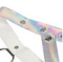 SUBBLIME - 953737 IMBRACATURA PETTORALE CON ANELLI E CATENE ARGENTO TAGLIA UNICA