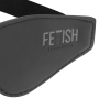 FETISH SUBMISSIVE - MASQUE EN CUIR VÉGAN AVEC DOUBLURE EN NÉOPRÈNE