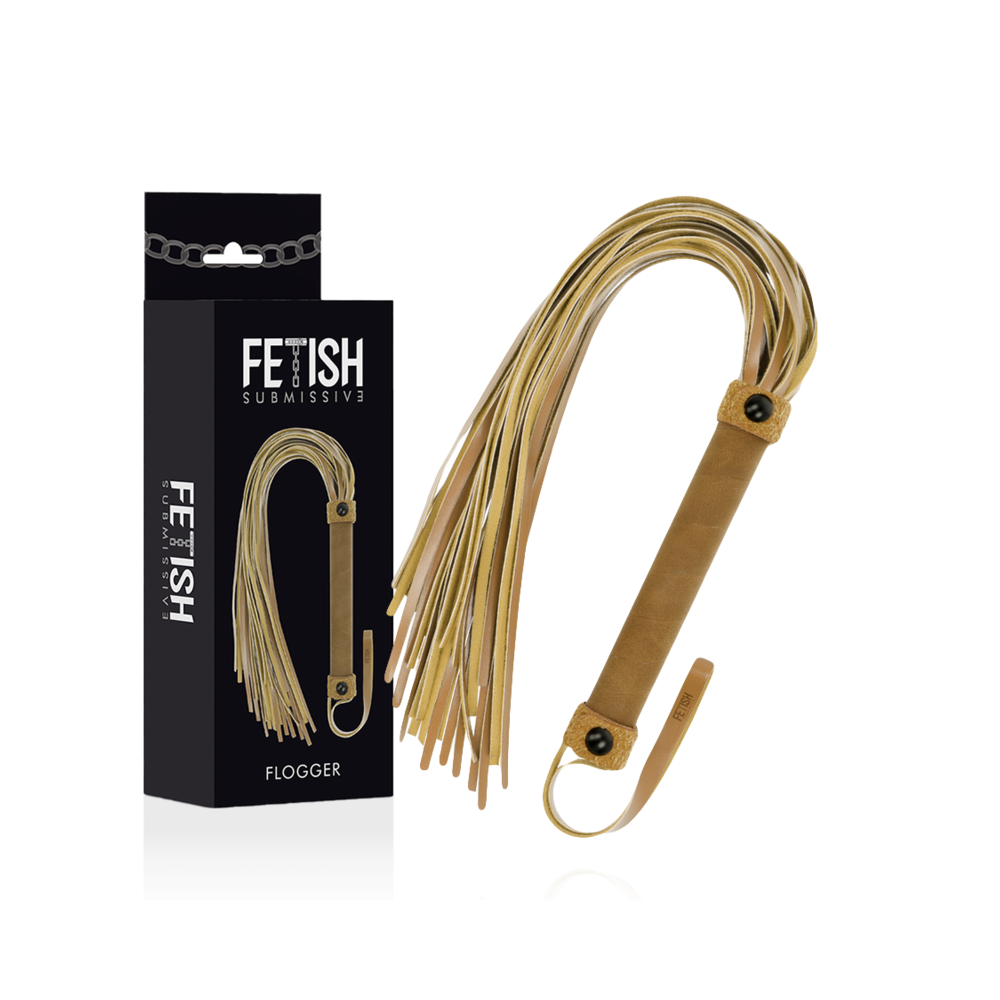 FETISH SUBMISSIVE ORIGEN - CHICOTE DE COURO VEGANO