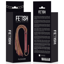 FETISH SUBMISSIVE DARK ROOM - FLOGGER EN CUIR VÉGÉTAL