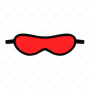 KINK - SCALE TEXTURE BANDAGE WITH RED COVERED EDGE 20 x 7 CM