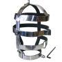 METAL HARD - MASCHERA CON COLLANA IN ACCIAIO