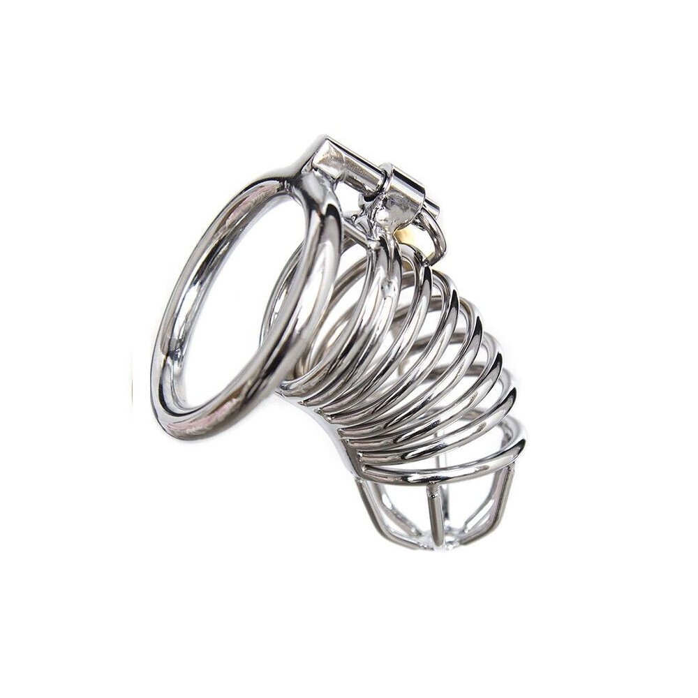 OHMAMA FETISH - METAL CHASTITY LOCKABLE COCK CAGE SIZE S