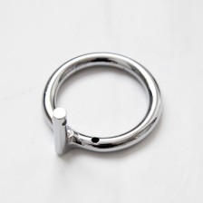 OHMAMA FETISH - METAL CHASTITY LOCKABLE COCK CAGE SIZE S