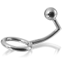 METAL HARD - ANEL DE GALO COM GANCHO ANAL INTRUSO 40MM