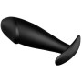 PRETTY LOVE - PLUG ANAL FORME DE PÉNIS EN SILICONE NOIR