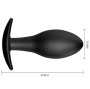 PRETTY LOVE - PLUG ANAL ANCRE EN SILICONE 8.5 CM NOIR