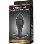 PRETTY LOVE - PLUG ANAL ANCRE EN SILICONE 8.5 CM NOIR