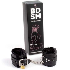 SECRETPLAY - MENOTTES DE BONDAGE NOIRES COLLECTION BDSM