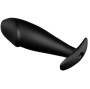PRETTY LOVE - PLUG ANALE IN SILICONE FORMA DEL PENE E 12 MODALIT DI VIBRAZIONE NERO