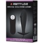 PRETTY LOVE - SILIKON ANAL PLUG PENIS FORM UND 12 VIBRATIONSMODI SCHWARZ