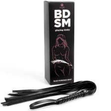 SECRETPLAY - FOUET DE BONDAGE NOIR COLLECTION BDSM