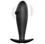 PRETTY LOVE - SILICONE ANAL PLUG FORMA DE PÊNIS E 12 MODOS DE VIBRAO PRETO