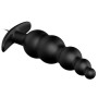 PRETTY LOVE - PLUG ANAL ESTIMULAO EXTRA DE SILICONE E 12 MODOS DE VIBRAO PRETO