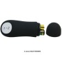 PRETTY LOVE - PLUG ANAL SILICONE EXTRA STIMULATION ET 12 MODES DE VIBRATION NOIR