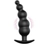 PRETTY LOVE - PLUG ANALE IN SILICONE EXTRA STIMOLAZIONE E 12 MODALIT DI VIBRAZIONE NERO