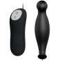 PRETTY LOVE - PLUG ANAL EN SILICONE 12 MODES DE VIBRATION NOIR