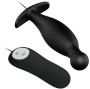 PRETTY LOVE - PLUG ANAL EN SILICONE 12 MODES DE VIBRATION NOIR