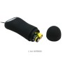 PRETTY LOVE - PLUG ANAL EN SILICONE 12 MODES DE VIBRATION NOIR