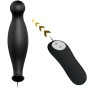 PRETTY LOVE - PLUG ANAL EN SILICONE 12 MODES DE VIBRATION NOIR