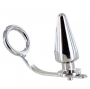 METAL HARD - ANEL DE AO COM PLUG ANAL 45 X 45MM