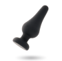 INTENSE - ANAL PLUG PIPO S BLACK SILICONE 9.8 CM