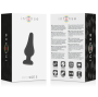 INTENSE - ANALPLUG PIPO S SCHWARZES SILIKON 9,8 CM