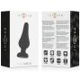 INTENSE - ANAL PLUG PIPO M BLACK SILICONE 11 CM