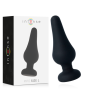 INTENSE - PLUG ANAL PIPO L SILICONE PRETO 13 CM