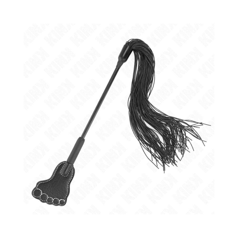 KINK - FOOT SHAPED PADDLE WITH TASSEL WHIP 31 CM