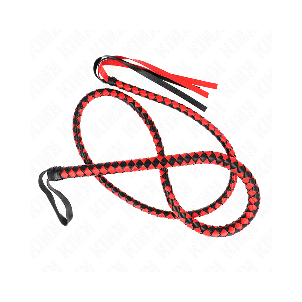 KINK - RED LONG SNAKE WHIP 210 CM