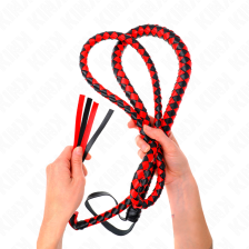 KINK - RED LONG SNAKE WHIP 210 CM