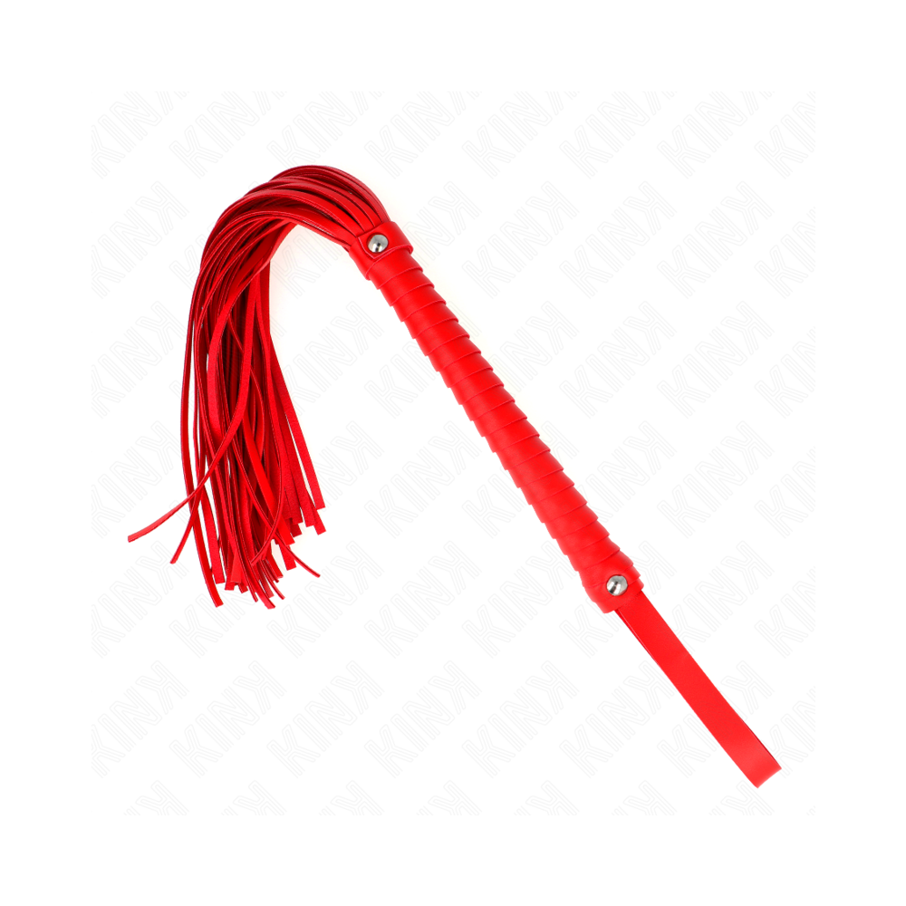 KINK - WHIP WITH RED TEXTURED HANDLE 48.5 CM