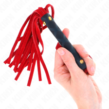 KINK - ROTE WILDLEDER MINI-PEITSCHE 30 CM