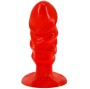 BAILE - PLUG ANAL UNISEXO COM VENTOSA VERMELHA