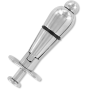 METAL HARD - METAL ANAL PLUG WITH LOCK