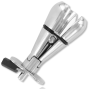 METAL HARD - METAL ANAL PLUG WITH LOCK