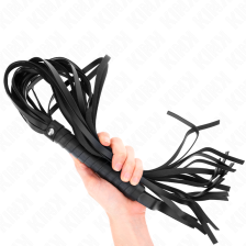 KINK - NEGRO SHORT HANDLE LONG TAIL WHIP 70 CM