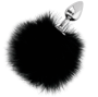 DARKNESS - EXTRA FEEL BUNNY TAIL BUTTPLUG 7 CM