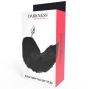 DARKNESS - PLUG ANAL QUEUE NOIRE ARGENT 8 CM