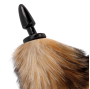 DARKNESS - NATURAL TAIL BUTT PLUG SILICONE BLACK 10CM
