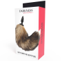 DARKNESS - NATURAL TAIL BUTT PLUG SILICONE BLACK 10CM