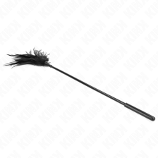 KINK - MULTIPLE BLACK TICKLE FEATHERS 45 CM