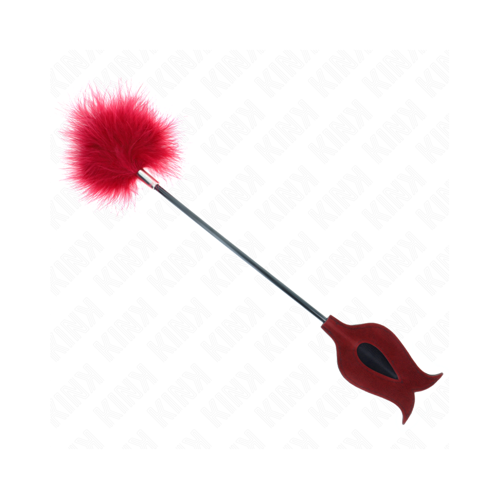 KINK - TICKLE FEATHERS WITH ROSE-SHAPED PADDLE 8 CM