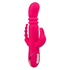 CALEXOTICS - JACK FANTASY TRIPLE HEATED VIBRATOR RABBIT PINK